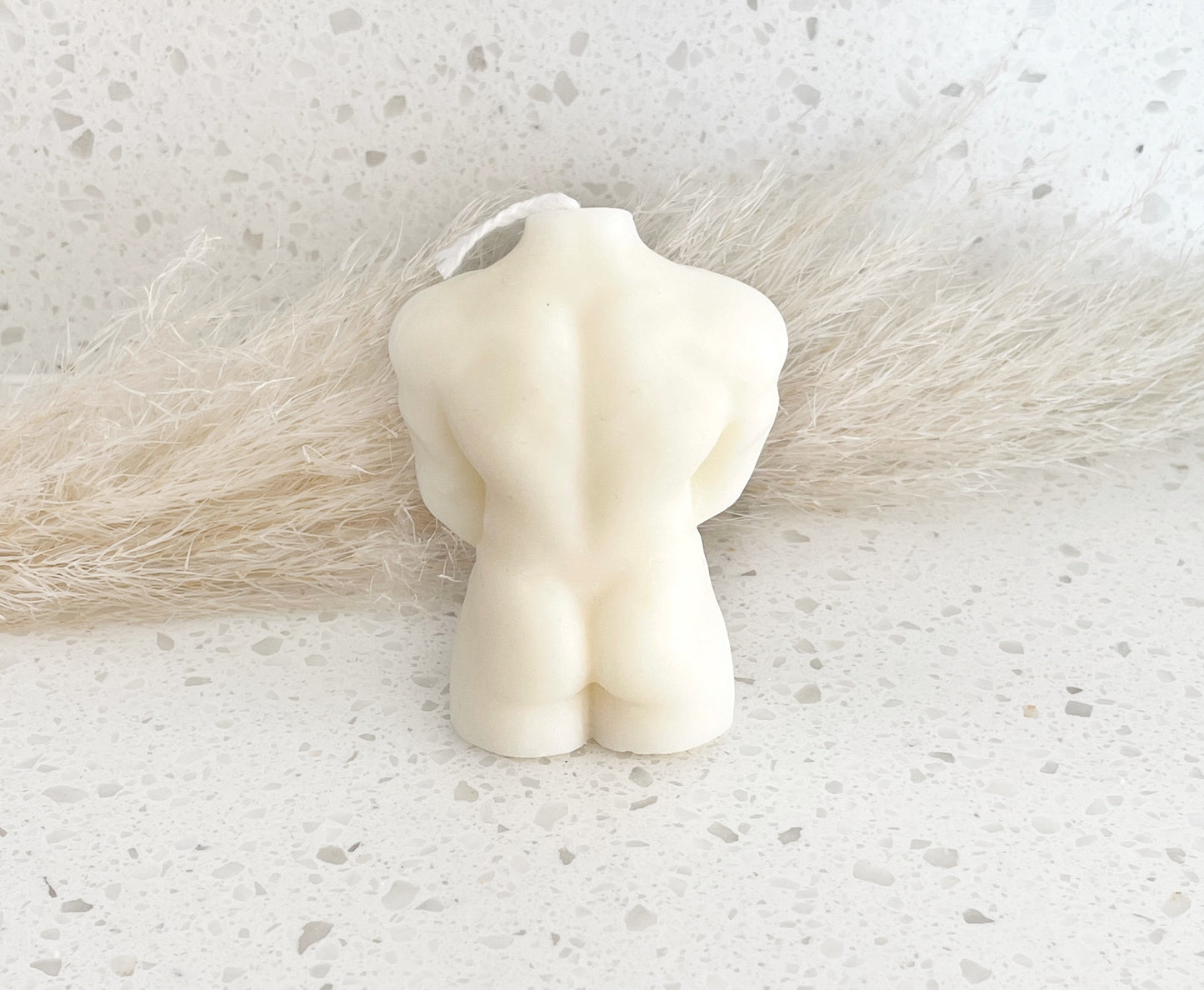 Male Torso Candle