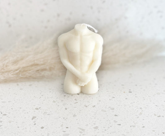 Male Torso Candle